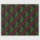 Bigfoot op messing background cadeaupapier (Vlak)