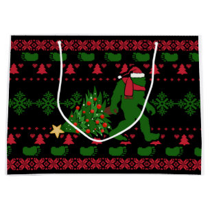 Bigfoot op messing background groot cadeauzakje