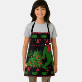 Bigfoot op messing background schort (Insitu)