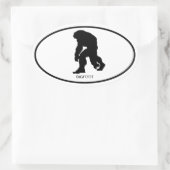 Bigfoot Oval Sticker (Tas)