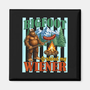 Bigfoot pakte worst grapjas Bigfoot grapjas mannen Magneet