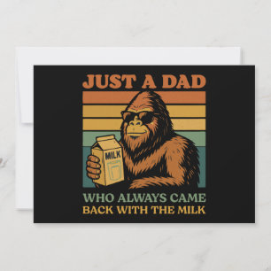Bigfoot Papa Gewoon Een Papa Die Altijd Terugkwam Kaart