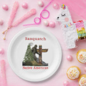 Bigfoot Papieren Bordje (Feest)