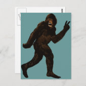 Bigfoot Peace Briefkaart (Voorkant / Achterkant)