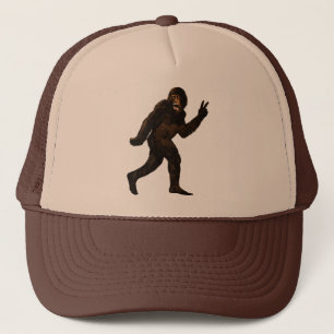 Bigfoot Peace Sign Trucker Pet