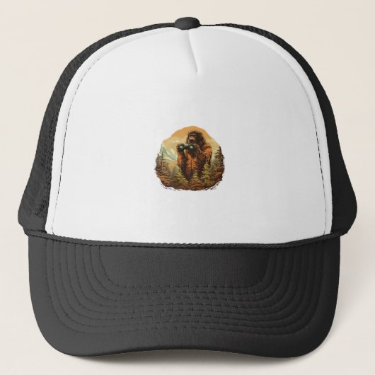 Bigfoot Peek-A-Boo Trucker Pet (Voorkant)