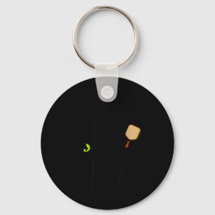 Bigfoot pickleball sport dinker sasquatch sleutelhanger