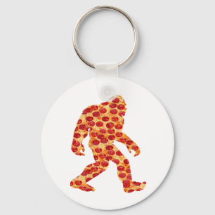 Bigfoot Pizza Sleutelhanger