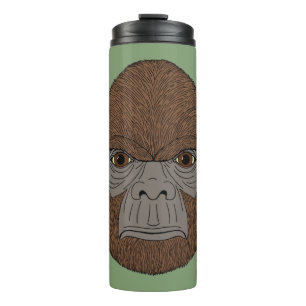 Bigfoot portret 1 (ape-achtig) thermosbeker