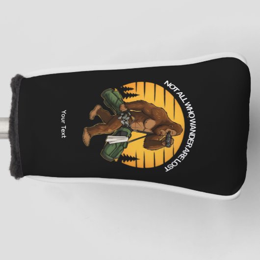Bigfoot Putterhoes Golfheadcover (Voorkant)