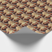 Bigfoot Queen of Hearts Cadeaupapier (Hoek)