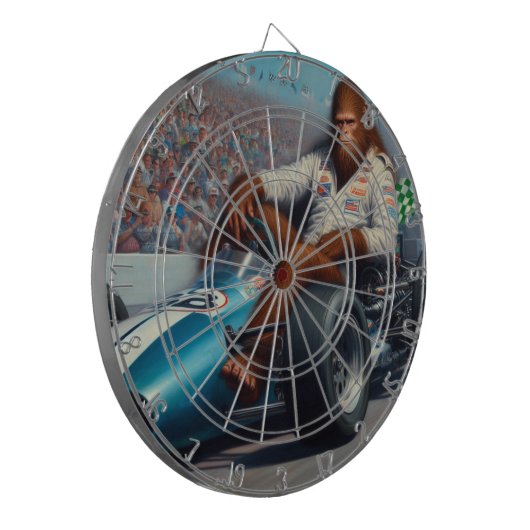 Bigfoot Racecar Dartbord (Voorkant Links)