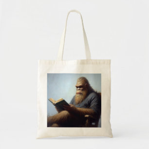 Bigfoot Reading Tote Bag