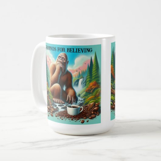 Bigfoot, redenen om te geloven koffiemok (Voorkant links)