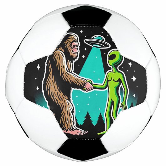 Bigfoot rencontre un Alien (Devant)
