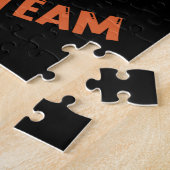 Bigfoot Research Team Retro  Sasquatch Legpuzzel (Zijkant)