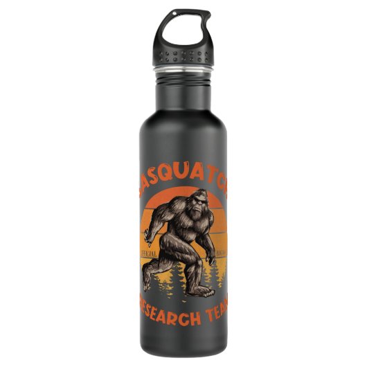 Bigfoot Research Team Retro  Sasquatch Waterfles (Voorkant)