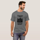 Bigfoot Retirement Plan Gezegde Funny Sasquatch Si T-shirt (Voorkant volledig)