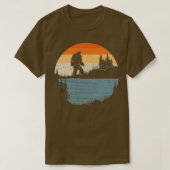 Bigfoot Retro Sasquatch Sunset T-shirt (Design voorkant)
