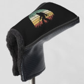 Bigfoot Retro Sunset Gift Golfheadcover (3/4 voorkant)