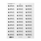 BIGFOOT RETURN ADDRESS LABELS (Full Sheet)