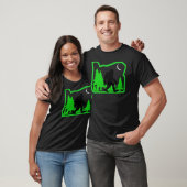 Bigfoot Roaming Through Oregon Shirt Sticker (Unisex)