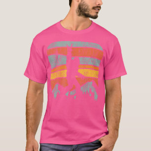 Bigfoot Rock And Roll Berg Zonsondergang Sasquatch T-shirt