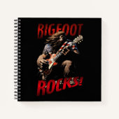 Bigfoot Rocks Spiral Bound Carnet (Devant)