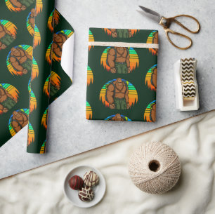 Bigfoot Rugzak Wandelavontuur Grappig Cadeaupapier
