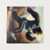 Bigfoot Running Wandkleed (Voorkant (horizontaal))