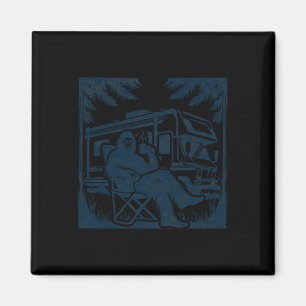 Bigfoot Rv Motorhome Kamperen Sasquatch Camper Magneet
