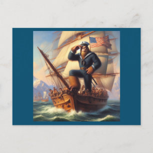 Bigfoot Sailor Briefkaart