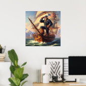 Bigfoot Sailor Poster (Thuiskantoor)