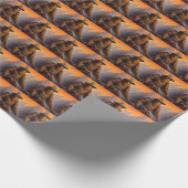 Bigfoot Samurai Cadeaupapier (Hoek)