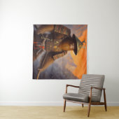 Bigfoot Samurai Wandkleed (In Situ (horizontaal))