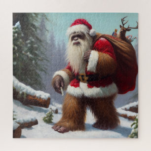 Bigfoot Santa Claus Legpuzzel
