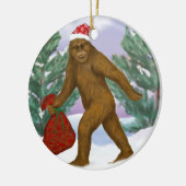 Bigfoot Santa Ornament (Links)