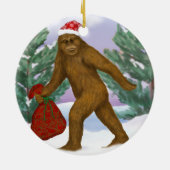Bigfoot Santa Ornament (Achterkant)