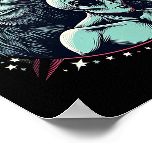 Bigfoot Sasquatch Alien Amp Bigfoot Amerikaanse vl Poster (Hoek)