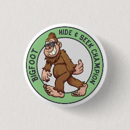Bigfoot | Sasquatch (bewerkbaar) Button