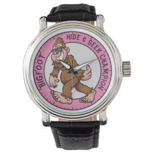 Bigfoot Sasquatch (bewerkt) Horloge