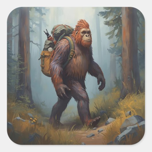 Bigfoot Sasquatch birthday father's day Sticker (Devant)