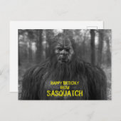 bigfoot, sasquatch, BRIEFKAART (Voorkant / Achterkant)