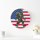 Bigfoot Sasquatch Camo Grote Klok (Huis)