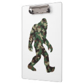 Bigfoot Sasquatch Camo Klembord (Links)