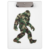 Bigfoot Sasquatch Camo Klembord (Voorkant)