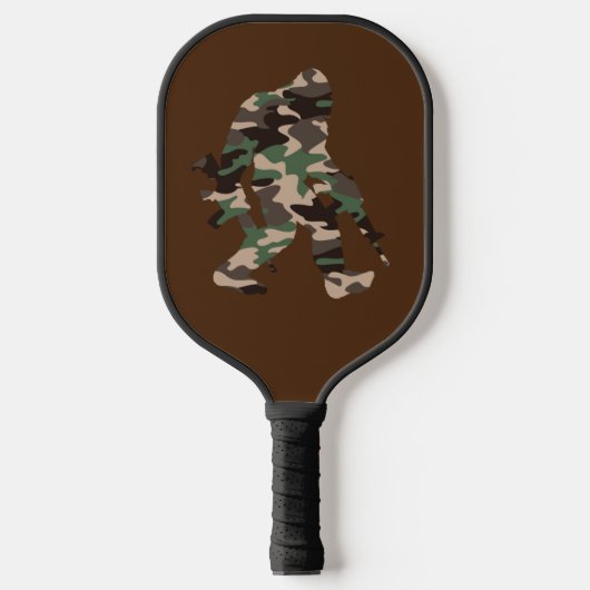 Bigfoot Sasquatch Camo Pickleball Paddle (Voorkant)