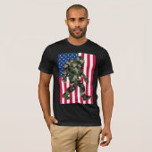 Bigfoot Sasquatch Camo T-shirt (Voorkant volledig)