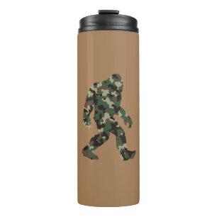 Bigfoot Sasquatch Camo Thermosbeker