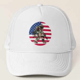 Bigfoot Sasquatch Camo Trucker Pet